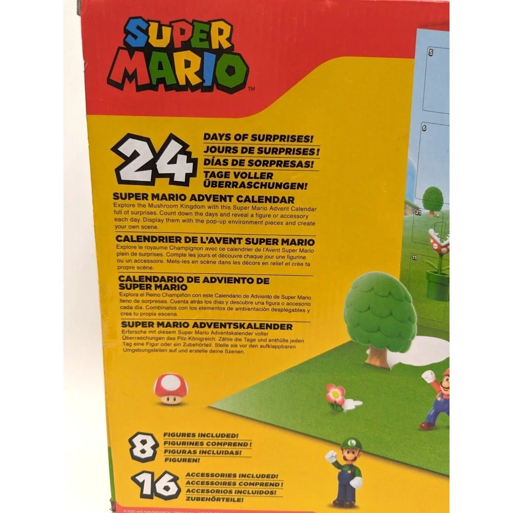 2023 Nintendo Super Mario Pop-Up Environment 24 Pieces Advent Calendar Christmas